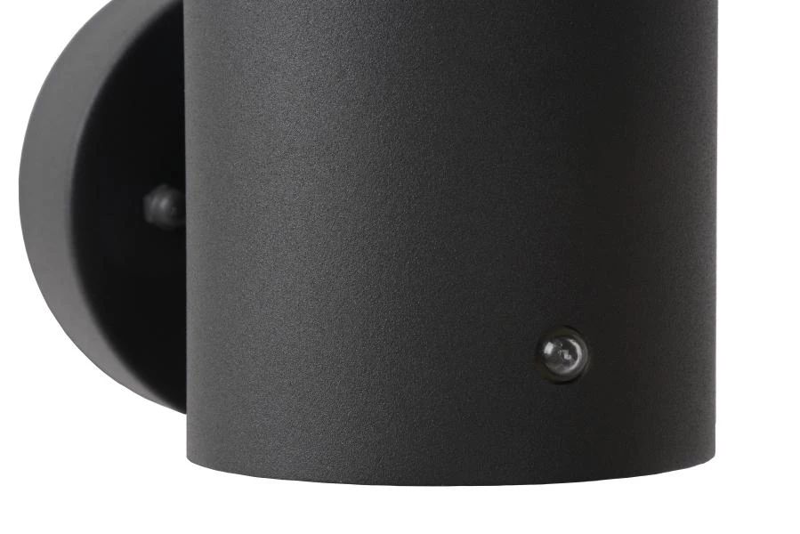 Lucide SOLID - Wandlamp Buiten - Ø 9 cm - 1xE27 - IP54 - Antraciet - detail 1